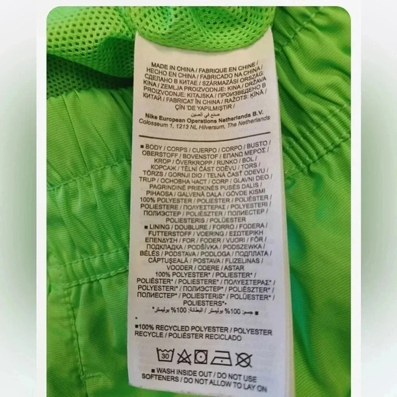 Nike Sportswear Green Zip-Front  Highlight Active Track Pants Size XL - Picture 12 of 12